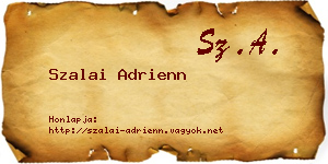 Szalai Adrienn névjegykártya